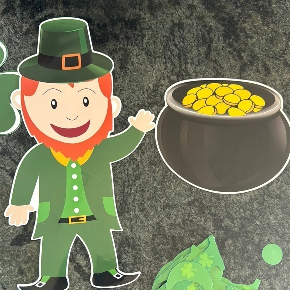 Magnetic St. Patrick's Day decoration, Colorful Decorations for Party Supplies